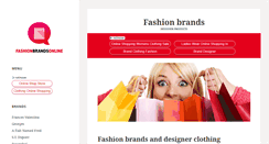 Desktop Screenshot of fashionbrandsonline.com