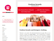 Tablet Screenshot of fashionbrandsonline.com